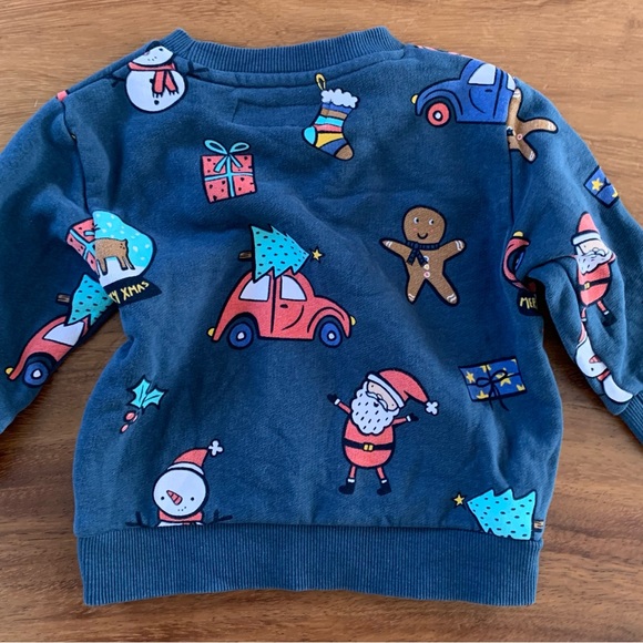 Cute Next Christmas Sweater Size 9-12 month - Picture 2 of 3